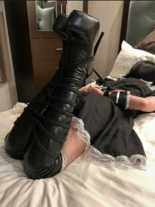 Pet play themed portrait